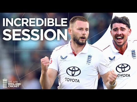 🔥 Tongue & Atkinson Wrap Up India Innings IN FULL