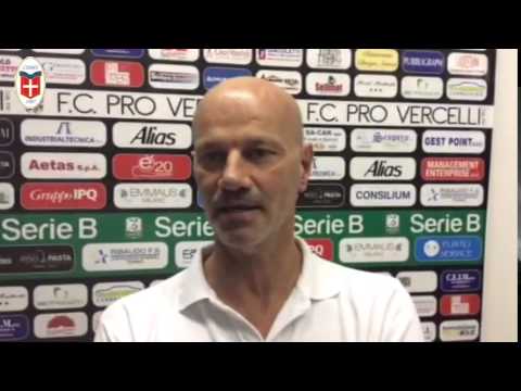 Pro Vercelli - Como: Intervista dopo partita a Mister Sabatini