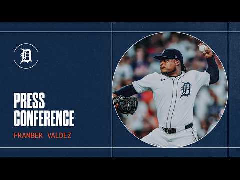 Detroit Tigers Sign LHP Framber Valdez | Press Conference