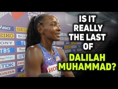 Dalilah Muhammad Runs 7th in 400mH Final | Hints at Future Beyond 2025