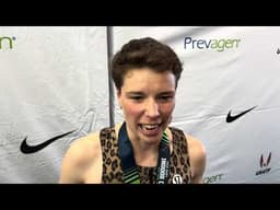 Nikki Hiltz Reacts to Winning Tactical 1500m at U.S. Indoor Championships
