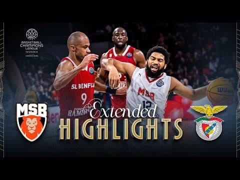 Le Mans Sarthe Basket v SL Benfica | Full Game Highlights | #BasketballCL 2025-26