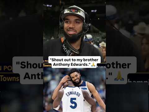 KAT thanks his former teammate 🥹