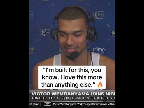 Wemby lives for the high stakes moments 😤