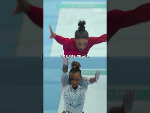 Rebeca and Simone, vaulting their way into history books at #Paris2024 📖#Olympics