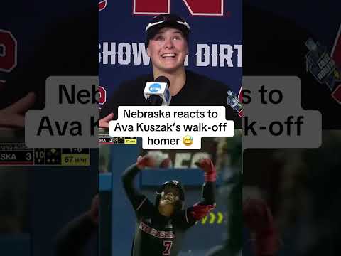 Nebraska’s walk-off homer was a moment 🙌