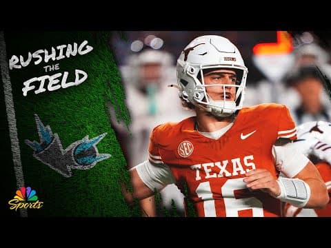 Should Arch Manning, Texas Longhorns have gripe with CFP rankings? | Rushing The Field | NBC Sports