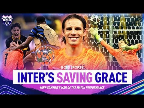 Sensational SOMMER! | Inter goalkeeper Yann Sommer masterful vs Barca in UCL semi | Champions Club