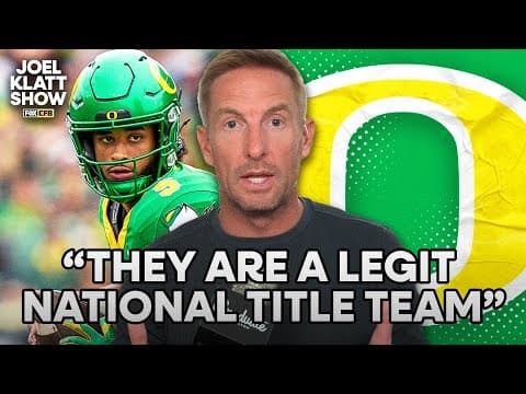 Are the Oregon Ducks a national championship caliber team? | Joel Klatt Show