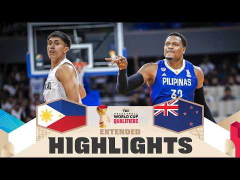 Philippines 🇵🇭 v New Zealand 🇳🇿 | Extended Highlights | FIBA Basketball World Cup 2027 Asian Qualif.