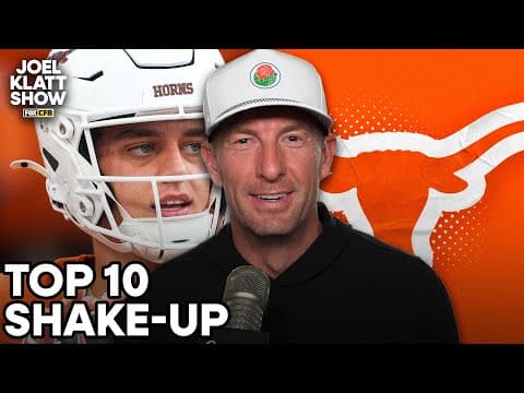 Texas shakes up Joel Klatt’s week 11 top 10 😲 Joel Klatt Show