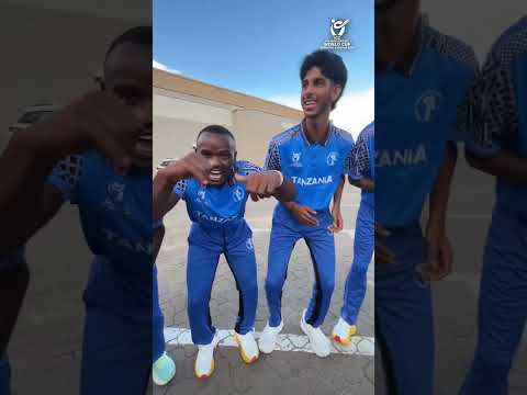 Spirits are high and the singing is on 🎯 in the Tanzania camp ahead of their first #U19WorldCup