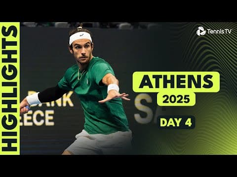 Wawrinka & Musetti Headline; Muller & Nakashima Also Feature | Athens 2025 Day 4 Highlights