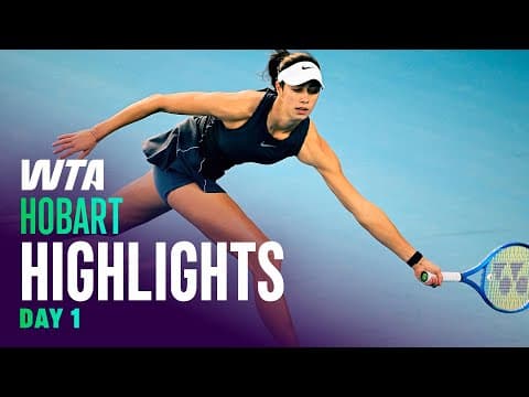 Day 1 in Hobart featuring Danilovic, Li, Preston and more | WTA Match Highlights