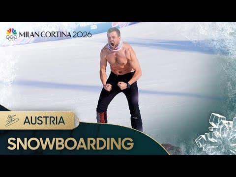 Benjamin Karl ROARS his way to gold in parallel giant slalom | Winter Olympics 2026 | NBC Sports