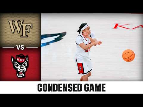 Wake Forest vs. NC State Condensed Game | 2025-26 ACC Women's Basketball