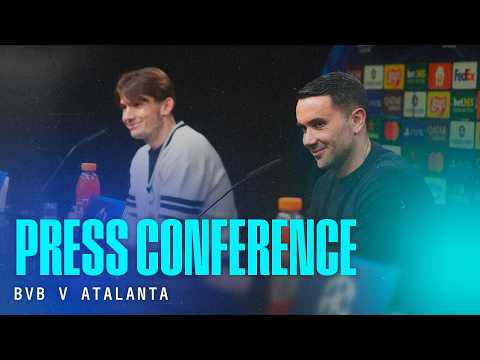 BVB-Atalanta | La conferenza stampa di Palladino e De Roon | UCL KOPO 1st leg