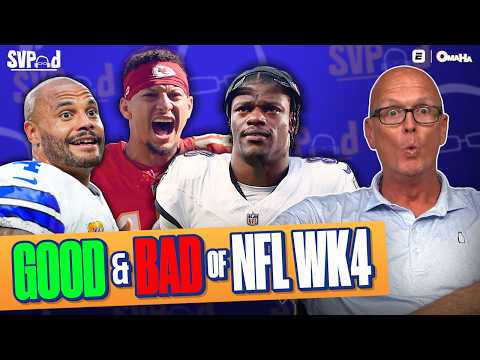 NFL Week 4 REACTIONS: Chiefs are BACK? Ravens PANIC? Should TIES BE ALLOWED?! | SVPod