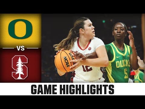 Oregon vs. Stanford Game Highlights | 2025-26 ACC Women's Basketball