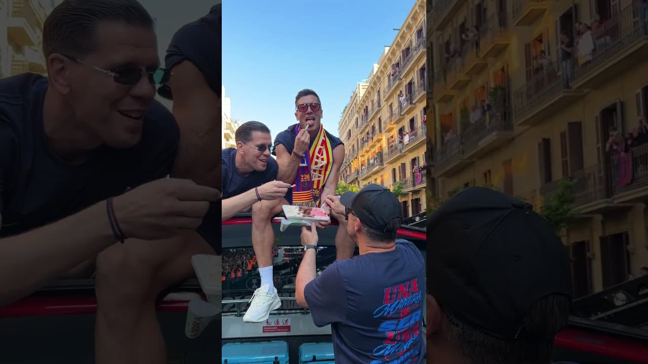 Ice cream never tasted this good 🍦😋 #shorts #fcbarcelona #lewandowski