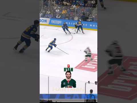HARTZY FIRST GOAL OF SEASON 25 #ryanhartman #mnwild #nhl