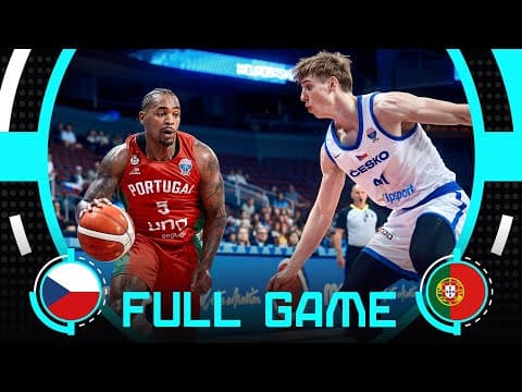 Group Phase | Czechia v Portugal | Full Basketball Game | FIBA EuroBasket 2025