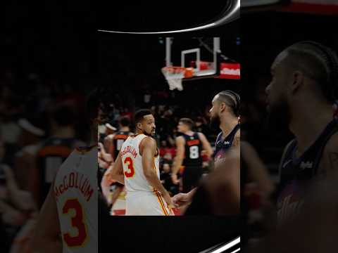 CJ was hoopin’ off the bench last night ♨️♨️♨️ #hawks #nba #cjmccollum