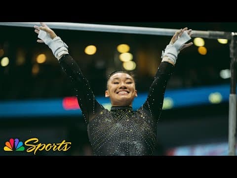 Leanne Wong fights to the end in second-place finish at U.S. Gymnastics Championships | NBC Sports