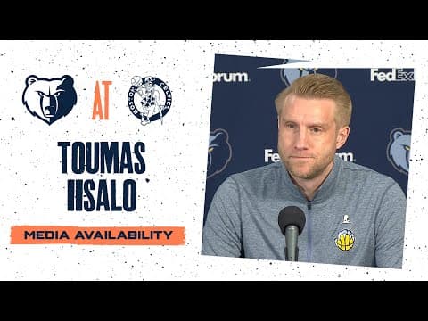 Tuomas Iisalo Press Conference | Grizzlies vs. Celtics