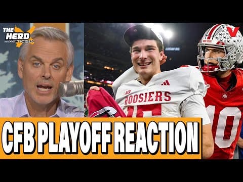 Colin Cowherd REACTS to College Football Playoff drama, Urban Meyer interview, Indiana #1?| THE HERD