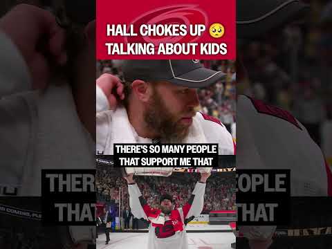 Taylor Hall gets choked up about his kids 🥺