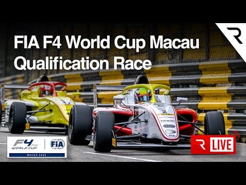 Qualification Race - FIA F4 World Cup - 2025 Macau GP