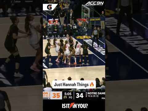 Hannah Hidalgo getting it done on both ends 👏#notredame #womensbasketball #collegebasketball