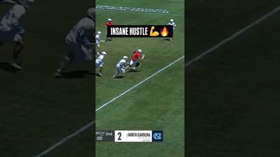 ONE OF THE BEST HUSTLE PLAYS YOU'LL SEE 🔥 #lacrosse