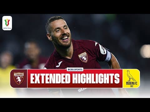 Torino vs. Modena: Extended Highlights | Coppa Italia | CBS Sports Golazo