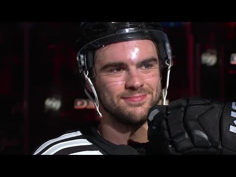 Post-Game Interview with Nico Hischier on MSG