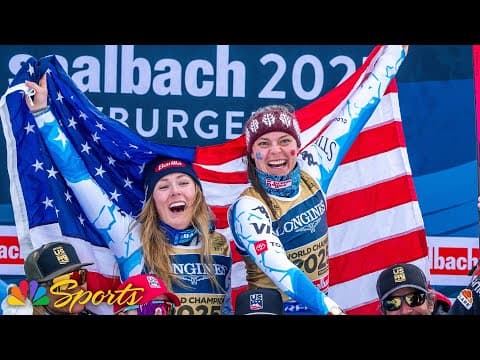 How Mikaela Shiffrin and Breezy Johnson turned friendship into World Championship gold | NBC Sports