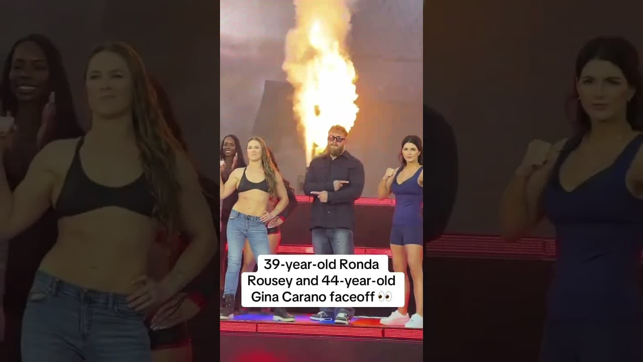 Rousey vs. Carano faceoff 😯