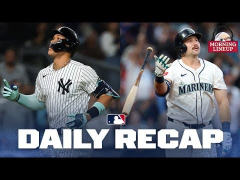 Judge and Raleigh hit milestone homers, Mariners clinch AL West | Morning Lineup (MLB Daily Recap)