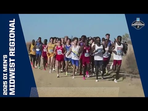 2025 DI men's NCAA cross country Midwest Regional | FULL RACE