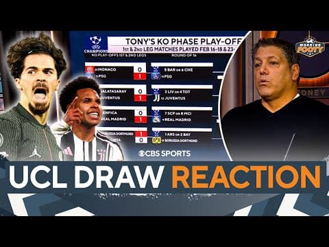 UCL Draw REACTION: KO Phase Play-off PREDICTIONS