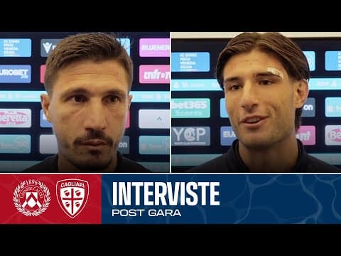 Post Gara | Pisacane e Borrelli dopo Udinese-Cagliari | Serie A Enilive