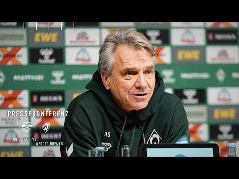 Pressekonferenz mit Horst Steffen vor Leipzig I RB Leipzig vs. SV Werder Bremen