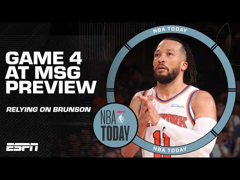 Perk wants the Knicks to rely on BIG. BODY. BRUNSON. 😤 Previewing Game 4 vs. the Spurs | NBA Today