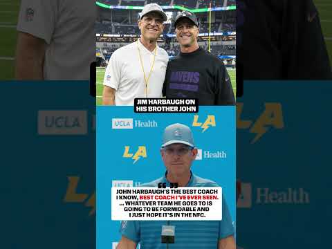 Jim Harbaugh showed love to his brother John Harbaugh