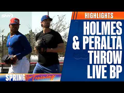 Mets' starters Clay Holmes and Freddy Peralta take the mound against live hitters in Port St. Lucie