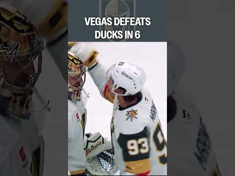 Vegas sends Ducks home quacking 🤝