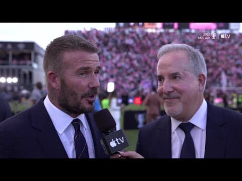 David Beckham Wins First Ever MLS Cup With Inter Miami! | 2025 Audi MLS Cup