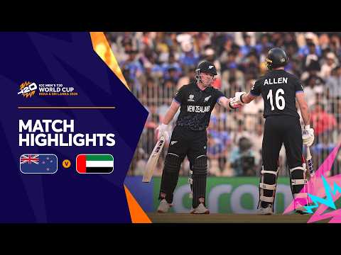 New Zealand v UAE | Match Highlights | T20WC 2026