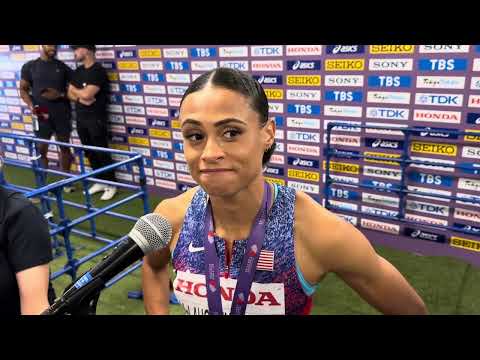 Sydney McLaughlin-Levrone after incredible 47.78 to win 2025 World 400m title